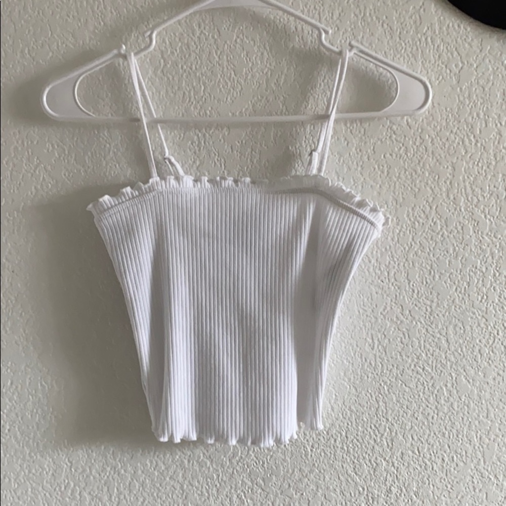 White Forever 21 tank top